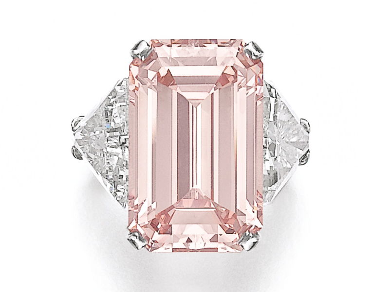 5 carat pink diamond cartier ring