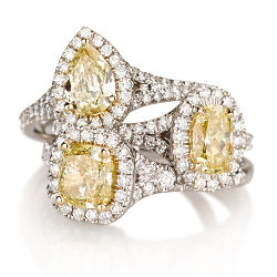 yellow diamond engagement rings