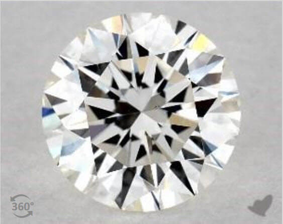 1 Carat Round Diamond, G Color VS2 Clarity