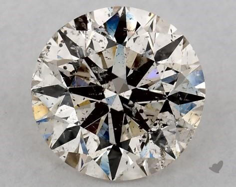 Round 2 carat diamond, K SI2 worth $5,830