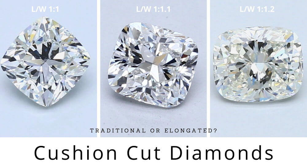 Square Cushion Cut vs Two Elongated Cushion Cut Diamonds