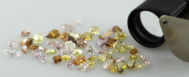 Sorting Mixed Colored Diamonds