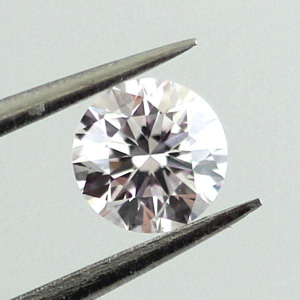 Faint Pink Diamond, Round, 0.28 carat, VS2 - B