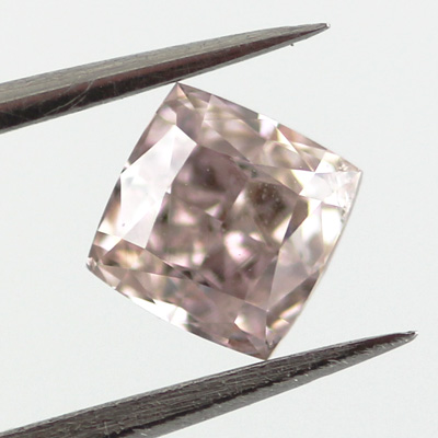 Fancy Brown Pink Diamond, Cushion, 0.63 carat, SI1 - B