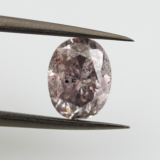Fancy Brown Purple Diamond, Oval, 1.88 carat- C