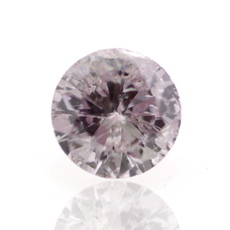 Fancy Brownish Purplish Pink Diamond, Round, 0.52 carat - B