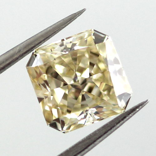 Fancy Brownish Yellow Diamond, Radiant, 1.20 carat, VS2 - B