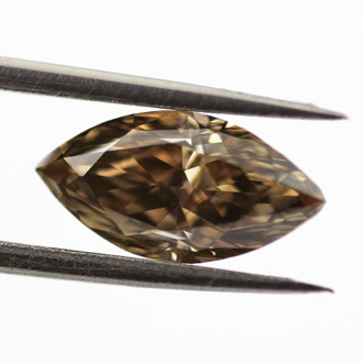 Fancy Dark Brown Diamond, Marquise, 1.29 carat, VS2 - B