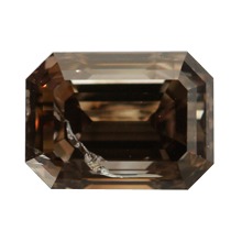Fancy Dark Brown Diamond, Emerald, 1.01 carat - B