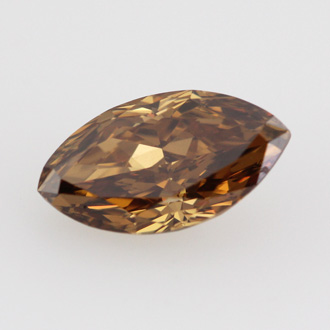 Fancy Dark Yellowish Brown Diamond, Marquise, 1.15 carat, VS2- C