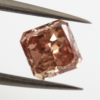 Fancy Deep Brown Pink Diamond, Radiant, 1.51 carat - B