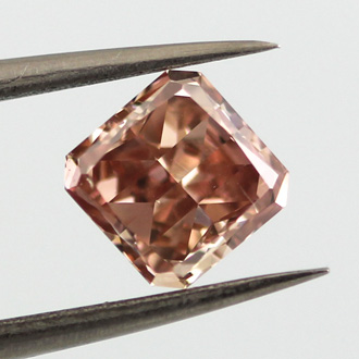 Fancy Deep Brown Pink Diamond, Radiant, 1.51 carat- C