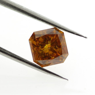 Fancy Deep Yellow Orange Diamond, Radiant, 1.08 carat - B