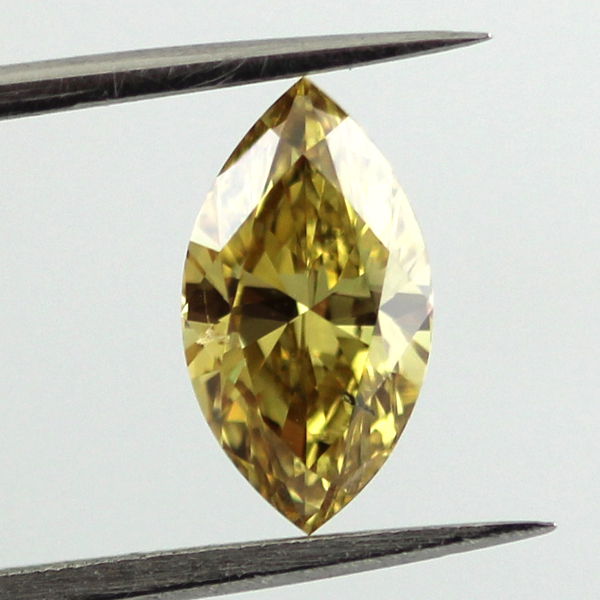 Fancy Deep Yellow Diamond, Marquise, 1.05 carat- C