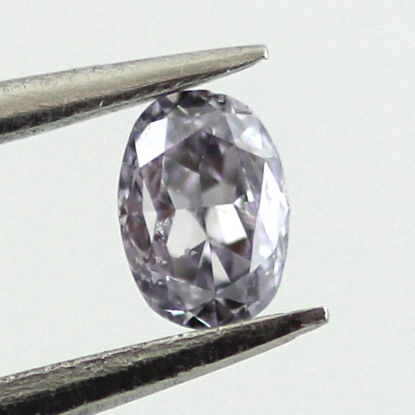 Fancy Grayish Blue Diamond, Oval, 0.09 carat - B
