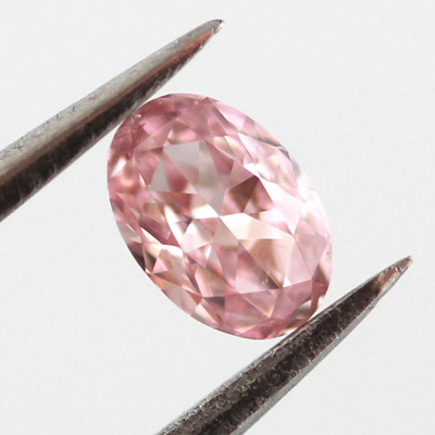 Fancy Intense Pink Diamond, Oval, 0.13 carat - B