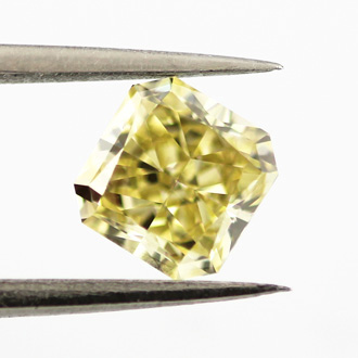 Fancy Intense Yellow Diamond, Radiant, 0.79 carat, VS1- C