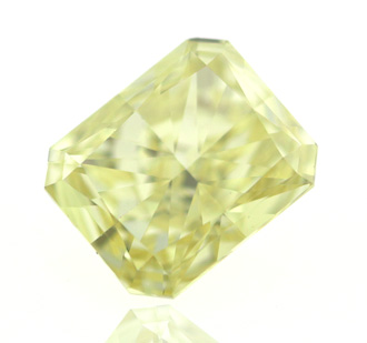 Fancy Intense Yellow Diamond, Radiant, 0.58 carat, VVS2 - B