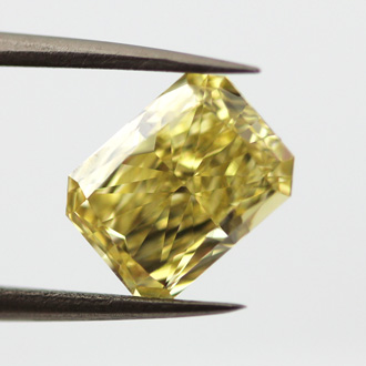 Fancy Intense Yellow Diamond, Radiant, 2.23 carat, VVS2- C