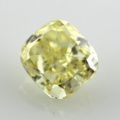 Fancy Intense Yellow Diamond, Cushion, 1.67 carat, VVS1- C
