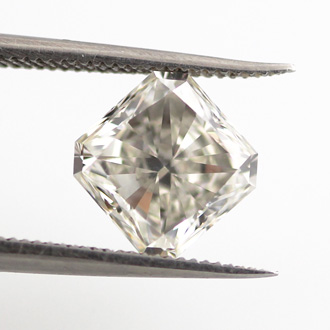 Fancy Light Gray Diamond, Radiant, 1.91 carat, SI2 - B
