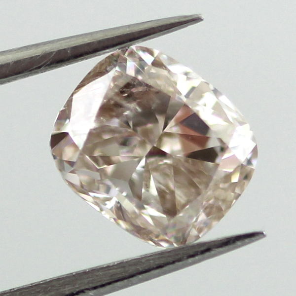 Fancy Light Pinkish Brown Diamond, Cushion, 1.01 carat - B