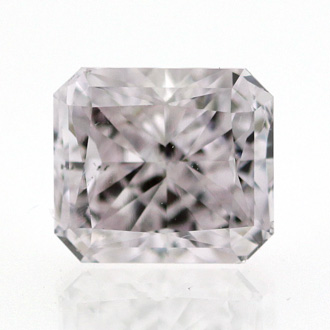 Fancy Light Pinkish Purple Diamond, Radiant, 1.02 carat, SI1 - B
