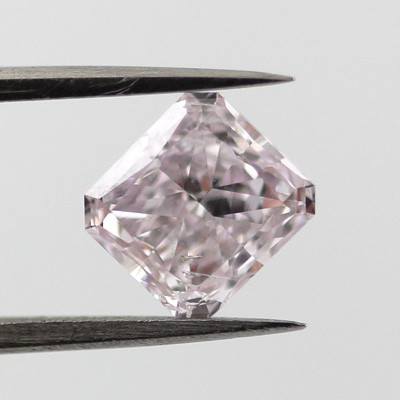 Fancy Light Pinkish Purple Diamond, Radiant, 1.04 carat - B