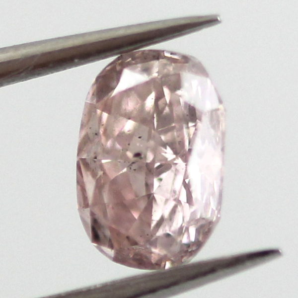 Fancy Purplish Pink Diamond, Cushion, 0.51 carat, SI2 - B