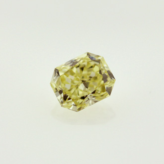 Fancy Yellow Diamond, Radiant, 1.07 carat, VVS2 - B