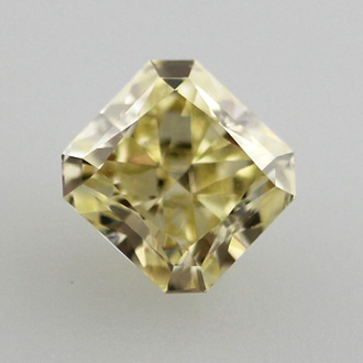 Fancy Yellow Diamond, Radiant, 0.70 carat, VS1 - B