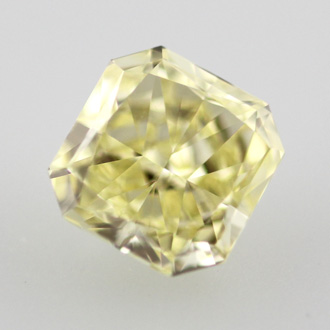 Fancy Yellow Diamond, Radiant, 0.65 carat, VS1 - B
