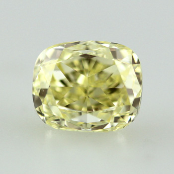 Fancy Yellow Diamond, Cushion, 1.73 carat, VS2- C