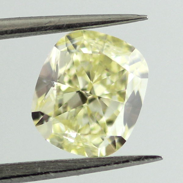 Fancy Yellow Diamond, Cushion, 1.14 carat, VVS2 - B