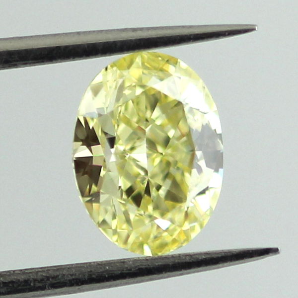 Fancy Yellow Diamond, Oval, 1.04 carat, VS2 - B