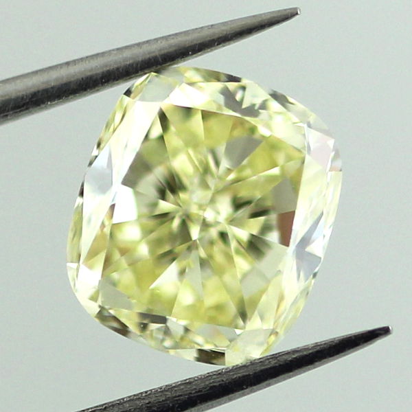 Fancy Yellow Diamond, Cushion, 2.00 carat, VVS1- C