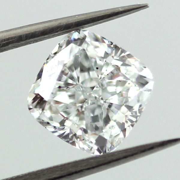 Light Blue Diamond, Cushion, 1.37 carat, SI1 - B