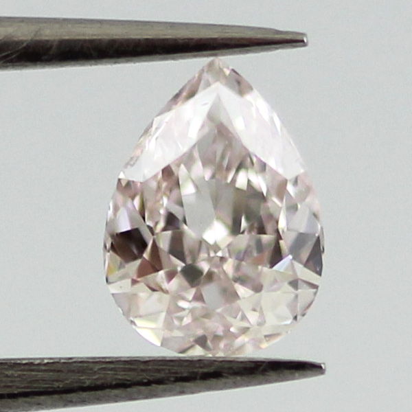 Very Light Pink Diamond, Pear, 0.31 carat, VS1 - B