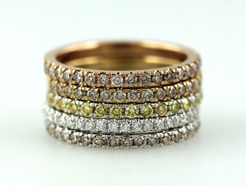 Melee Diamond Engagement Rings