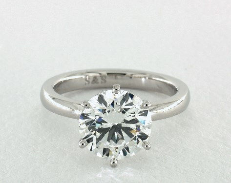 Round 2 carat diamond ring, F VS2 worth $19,385