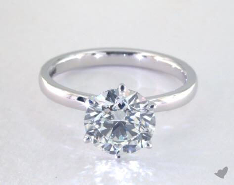 Round 2 carat diamond ring, H VS2 worth $14,775