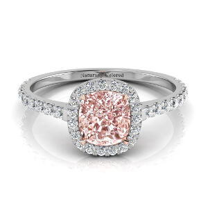 pink diamond engagement rings
