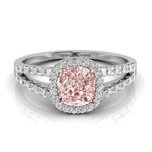 Pictures of pink diamond engagement rings