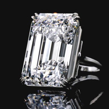 100 carat D IF emerald cut