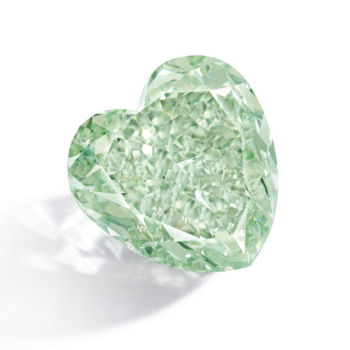 4.90ct Intense Green Diamond