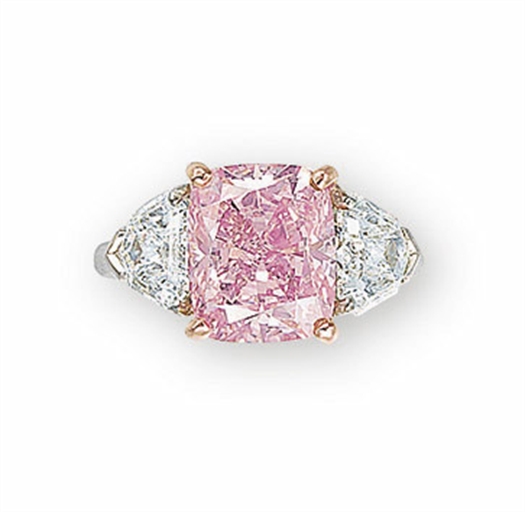 5 carat Vivid Pink Diamond Ring by Graff
