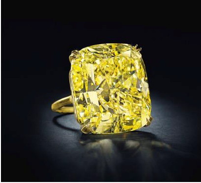 75 carat vivid yellow diamond