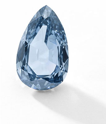7.32 carat Fancy Vivid Blue Diamond