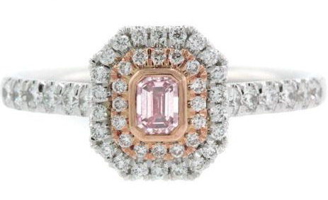 Pink Diamond Engagement Ring