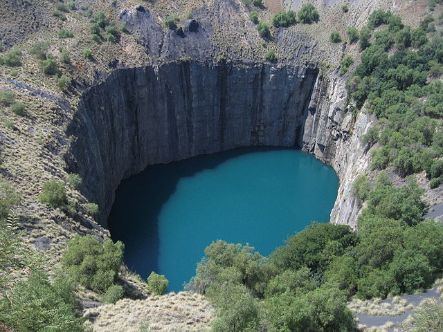 The Kimberley Diamond Mine, also known as the Big Hole